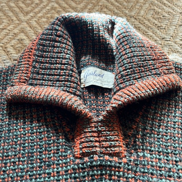 Vintage sweater brown and gray - Picture 10 of 10